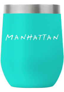 Manhattan Dots 12 oz Stainless Steel Stemless