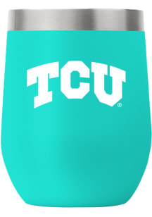 TCU Horned Frogs Team Logo 12oz Stemless Stainless Steel Stemless