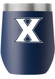 Xavier Musketeers Team Logo 12oz Stemless Stainless Steel Tumbler - Navy Blue