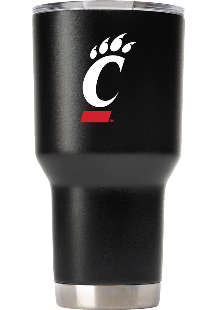 Cincinnati Bearcats Team Logo 30oz Stainless Steel Tumbler - Black