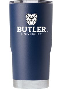 Butler Bulldogs Team Logo 20oz Stainless Steel Tumbler - Navy Blue