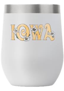 Iowa 12 oz Floral Stainless Steel Stemless
