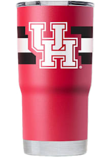 Houston Cougars 20oz Stripe Stainless Steel Tumbler - Red