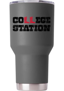 College Station Boots Stainless Steel Tumbler - Grey
