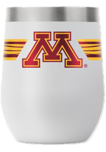 Grey Minnesota Golden Gophers 12oz Stripe Stainless Steel Stemless