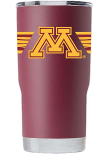 Maroon Minnesota Golden Gophers 20oz Stripe Stainless Steel Tumbler