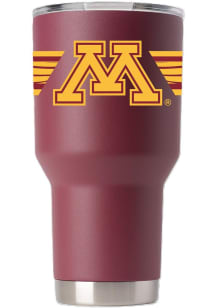 Maroon Minnesota Golden Gophers 30oz Stripe Stainless Steel Tumbler