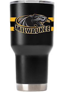 Wisconsin-Milwaukee Panthers 30oz Stripe Stainless Steel Tumbler - Black