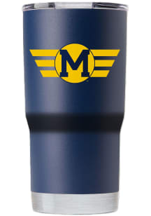 Navy Blue Michigan Wolverines 20oz Vault &quot;M&quot; Stainless Steel Tumbler