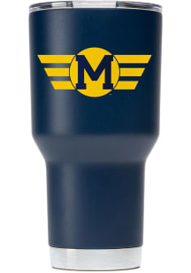 Navy Blue Michigan Wolverines 30oz Vault &quot;M&quot; Stainless Steel Tumbler