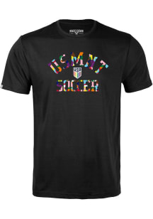 Levelwear USMNT Black Richmond Pride Arch 25 Short Sleeve T Shirt