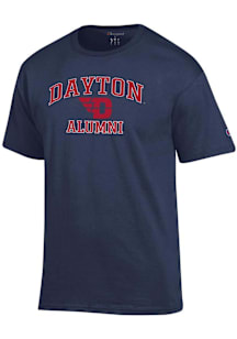 Champion Dayton Flyers Navy Blue Logo Alumni Jersey Short Sleeve T Shirt