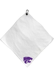 White K-State Wildcats Microfiber 15x15 Golf Towel