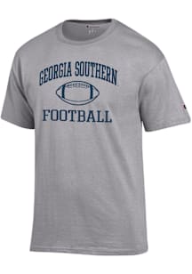 Champion Georgia Southern Eagles Grey Football Football Jersey Short Sleeve T Shirt
