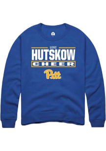 Lexi Hutskow Rally Mens Blue Pitt Panthers NIL Stacked Box Player Crew
