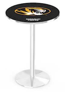 Missouri Tigers Chrome Round Base Pub Table