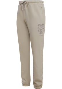 Pro Standard New York Mets Mens Tan Neutral Sweatpants