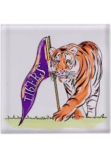 LSU Tigers White Mascot Napkin Holder
