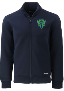 Cutter and Buck Seattle Sounders FC Mens Navy Blue Roam Big and Tall Light Weight Jacket