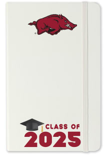 Arkansas Razorbacks Class of 25 team logo Notebook and Folder - White