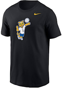 Pitt Panthers Black Nike Volleyball Roc Core Short Sleeve T Shirt