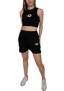 Hype and Vice Missouri Tigers Womens Black Cut Off Crop Tank Top