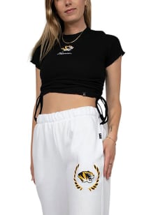 Hype and Vice Missouri Tigers Womens Boyfriend White Sweatpants