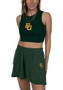 Hype and Vice Baylor Bears Womens Olive Ace Shorts