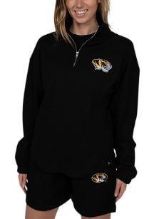Hype and Vice Missouri Tigers Womens Black Grand Slam 1/4 Zip Pullover