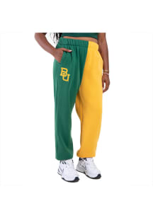 Hype and Vice Baylor Bears Womens Two Tone Green Sweatpants