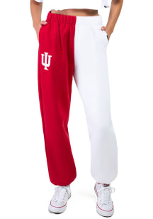 Hype and Vice Indiana Hoosiers Womens Two Tone Cardinal Sweatpants