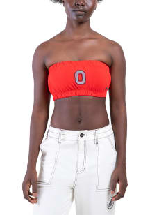 Hype and Vice Ohio State Buckeyes Womens Red Bandeau Tank Top