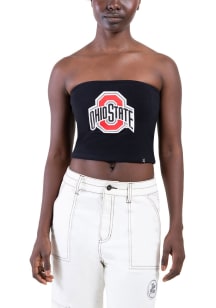Hype and Vice Ohio State Buckeyes Womens Black Tube Top Tank Top