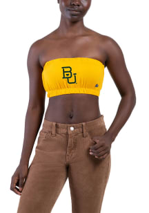 Hype and Vice Baylor Bears Womens Yellow Bandeau Tank Top
