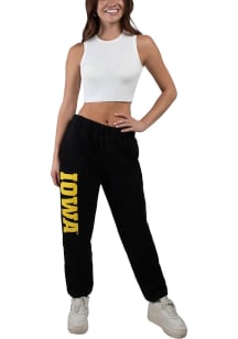 Womens Iowa Hawkeyes Black Hype and Vice Basic Sweatpants