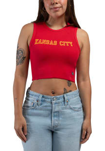 Hype and Vice Kansas City Womens Red Graphic Tank Top