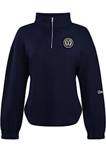 Hype and Vice Philadelphia Union Womens Navy Blue Grand Slam Qtr Zip