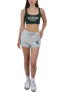 Womens Michigan State Spartans Grey Hype and Vice Comfy Shorts