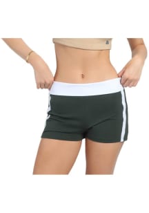 Womens Michigan State Spartans Green Hype and Vice Foldover Shorts