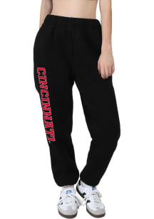 Womens Cincinnati Bearcats Black Hype and Vice Classic Sweatpants