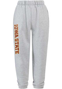 Hype and Vice Iowa State Cyclones Womens Classic Grey Sweatpants