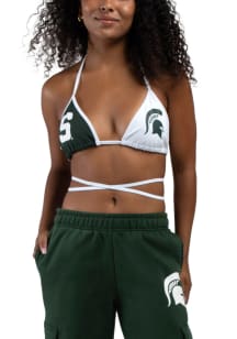 Hype and Vice Michigan State Spartans Womens Green Gameday Tank Top