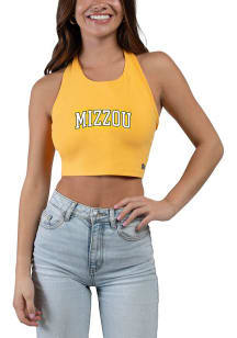 Hype and Vice Missouri Tigers Womens Gold Britney Tank Top