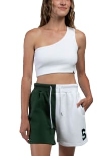 Hype and Vice Michigan State Spartans Womens Green Rookie Shorts