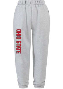 Womens Ohio State Buckeyes Grey Hype and Vice Classic Sweatpants