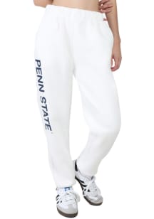 Womens Penn State Nittany Lions White Hype and Vice Classic Sweatpants