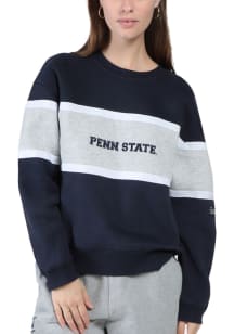 Womens Penn State Nittany Lions Navy Blue Hype and Vice Taylor Crew Sweatshirt