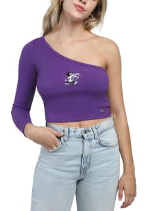 Womens K-State Wildcats Purple Hype and Vice Knock Out LS Tee