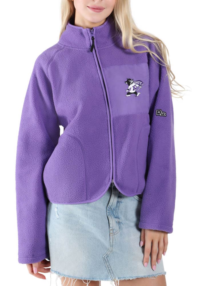 Purple polo jacket online