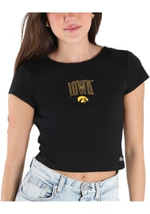 Iowa Hawkeyes Black Hype and Vice Comeback Short Sleeve T-Shirt